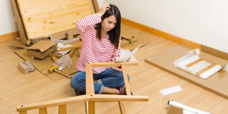 Furniture assembly tips